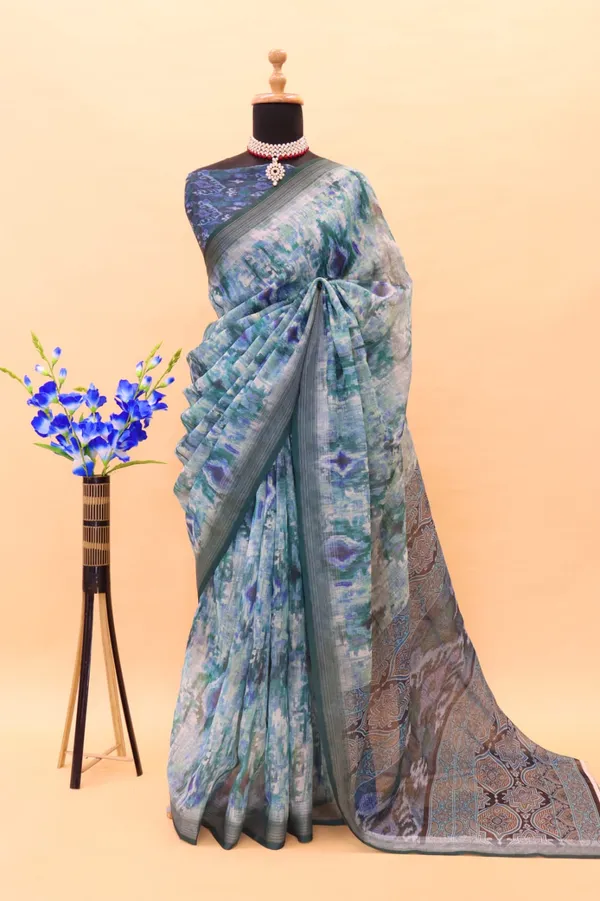 LINEN_FABRIC_DIGITAL_PRINT_SAREE